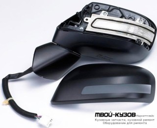 ЗЕРКАЛО ЛЕВАЯ СТОРОНА ЭЛЕКТР С ПОДОГРЕВОМ АВТОСКЛАДЫВ , ДИОД УКАЗАТЕЛЬ ПОВОРОТА 9 КОНТ (ASPHERICAL) ГРУНТ (ТАЙВАНЬ) для Honda CIVIC (2012-) СЕДАН