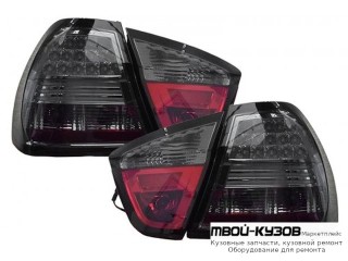 ФОНАРЬ ЗАДНИЙ ВНЕШНИЙ+ВНУТР ЛЕВАЯ + ПРАВАЯ (КОМПЛЕКТ) ТЮНИНГ (СЕДАН) С ДИОД УКАЗАТЕЛЬ ПОВОРОТА (SONAR) ТОНИР ВНУТРИ ХРОМ для BMW E90 СЕДАН / E91 УНИВЕРСАЛ (3 SERIES) (2004-)