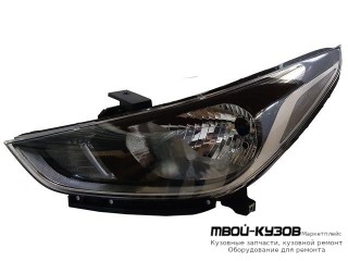 ФАРА ЛЕВАЯ СТОРОНА С КОРРЕКТОР (DEPO) для Hyundai SOLARIS (2017-)