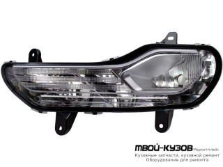 ФАРА ПРОТИВОТУМАННАЯ ПРАВАЯ СТОРОНА С УКАЗАТЕЛЬ ПОВОРОТА (DEPO) для Ford KUGA (2013-)