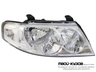 ФАРА ПРАВАЯ СТОРОНА БЕЗ КОРРЕКТОР (КИТАЙ) для Nissan ALMERA CLASSIC (01.2006-)