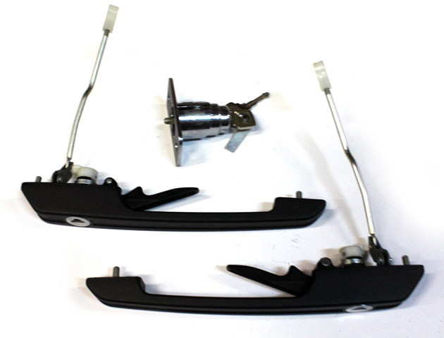 Ручки дверей наружные ВАЗ-21099 передние с замком багажника в сборе (ДААЗ)