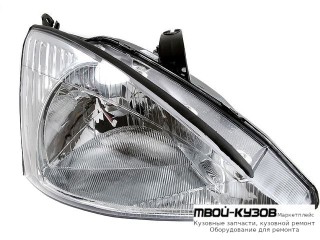 ФАРА ПРАВАЯ СТОРОНА ПОД КОРРЕКТОР (DEPO) для Ford FOCUS (11.1998 - 10.2001) (11.2001-)