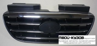 РЕШЕТКА РАДИАТОРА ХРОМ ЧЁРНЫЙ (КИТАЙ) для Hyundai ELANTRA (2007-)