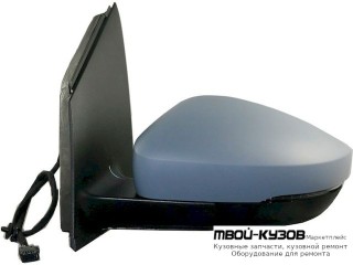 ЗЕРКАЛО ЛЕВАЯ СТОРОНА ЭЛЕКТР С ПОДОГРЕВОМ , УКАЗАТЕЛЬ ПОВОРОТА 6 КОНТ (ASPHERICAL) (ТАЙВАНЬ) для Volkswagen POLO (09.2010 - 2020)