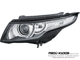 ФАРА ЛЕВАЯ СТОРОНА С КОРРЕКТОР (КСЕНОН) ДИОД (DEPO) для Range Rover EVOQUE (2011-)