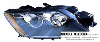 ФАРА ПРАВАЯ СТОРОНА (USA) (DEPO) для Mazda CX7 (2006-)