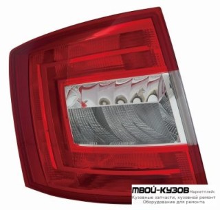 ФОНАРЬ ЗАДНИЙ ВНЕШНИЙ ЛЕВАЯ СТОРОНА (УНИВЕРСАЛ) (DEPO) для Skoda OCTAVIA (2013-2017)