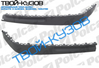 GOLF3 91- СПОЙЛЕР ПЕРЕДНЕГО БАМПЕРА ЛЕВЫЙ GTI