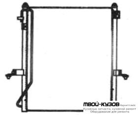 L200 КОНДЕНСАТОР КОНДИЦИОНЕРА 2.5 (дизель) для Mitsubishi L200 (2005-)