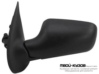 ЗЕРКАЛО ЛЕВАЯ СТОРОНА МЕХАН С ТРОСИК (3 ДВ) (FLAT) (ТАЙВАНЬ) для Fiat PUNTO (01.1993 - 05.1999)