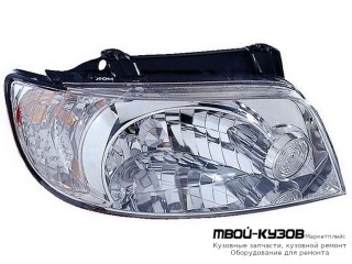 ФАРА ЛЕВАЯ СТОРОНА ПОД КОРРЕКТОР (DEPO) для Hyundai MATRIX (2002-)