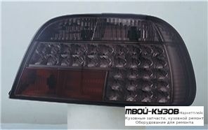 ФОНАРЬ ЗАДНИЙ ВНЕШНИЙ ЛЕВАЯ + ПРАВАЯ (КОМПЛЕКТ) ТЮНИНГ (СЕДАН) ПРОЗРАЧНЫЙ С ДИОД (SONAR) ТОНИР ВНУТРИ ХРОМ для BMW E38 (06.1994 - 08.1998) (09.1998 - 2002)