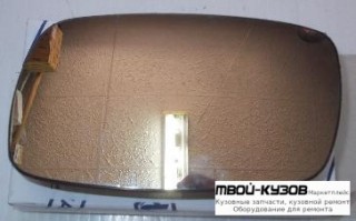 СТЕКЛО ЗЕРКАЛА ЛЕВАЯ СТОРОНА С ПОДОГРЕВОМ (ASPHERICAL) (ТАЙВАНЬ) для Opel ASTRA (10.1991 - 02.1998)