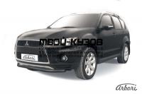 AFZDAMXL106B - ЗАЩИТА ПЕРЕДНЕГО БАМПЕРА d57 (Arbori) Mitsubishi Outlander XL рестайлинг (2010-2012)