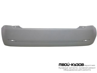 БАМПЕР ЗАДНИЙ ГРУНТ (ТАЙВАНЬ) для Ford FIESTA (2002-2005)