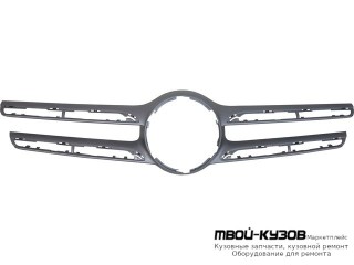 РЕШЕТКА РАДИАТОРА ВНЕШНИЙ С ОТВ П/КАМЕРУ , СЕРЫЙЕБРИСТ (ТАЙВАНЬ) для Mercedes X253 GLC-CLASS (2016-)