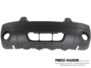 БАМПЕР ПЕРЕДНИЙ БЕЗ ОТВЕРСТИЙ ПОД ПРОТИВОТУМАННЫЕ ФАРЫ П/РАСШИРИТ СЕРЫЙ (ТАЙВАНЬ) для Ford ESCAPE USA (2001-), Ford MAVERICK (EURO) (2000-2002) ESCAPE (USA) (2001- / 2008-)