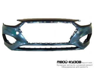 БАМПЕР ПЕРЕДНИЙ (КИТАЙ) для Hyundai SOLARIS (2017-)