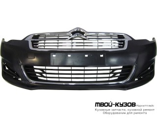 БАМПЕР ПЕРЕДНИЙ В СБОРЕ (КИТАЙ) для Citroen C4 (2010-) PICASSO (2010-)