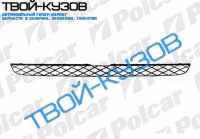 X5 06-/X6 08- РЕШЕТКА В БАМПЕР ЦЕНТРАЛЬНАЯ ВЕРХНЯЯ