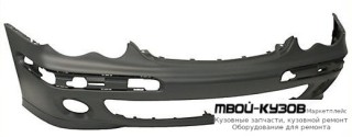 БАМПЕР ПЕРЕДНИЙ ГРУНТ (ТАЙВАНЬ) для Mercedes W203 (07.2000-)
