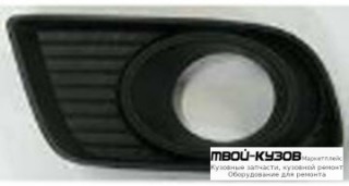 РЕШЕТКА БАМПЕРА ПЕРЕДНИЙ ЛЕВАЯ СТОРОНА П/ПРОТИВОТУМ (DEPO) для Mazda BT50 (2007-) PICK-UP