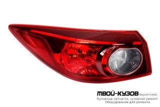 ФОНАРЬ ЗАДНИЙ ВНЕШНИЙ ЛЕВАЯ СТОРОНА (СЕДАН) (DEPO) для Mazda 3 (2013-)