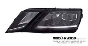 ФАРА ЛЕВАЯ СТОРОНА С КОРРЕКТОР , ПОЛНОСТЬЮ ДИОД , (TYC) для Skoda OCTAVIA (2017-2019)