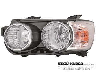 ФАРА ЛЕВАЯ СТОРОНА С КОРРЕКТОР ХРОМ (КИТАЙ) для Chevrolet AVEO T300 (2011-)