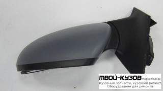 ЗЕРКАЛО ЛЕВАЯ СТОРОНА ЭЛЕКТР БЕЗ ПОДОГРЕВОМ (ASPHERICAL) ГРУНТ (КИТАЙ) для Chevrolet CRUZE (2009-)