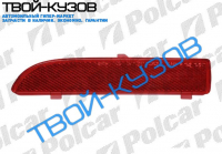 E46 02- КАТАФОТ ЛЕВЫЙ В ЗАДНИЙ БАМПЕР