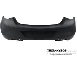 БАМПЕР ЗАДНИЙ БЕЗ ОТВ ПОД ДАТЧИКИ ГРУНТ (ТАЙВАНЬ) для Opel ASTRA J (2009-)