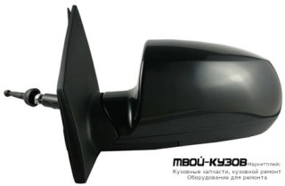 ЗЕРКАЛО ЛЕВАЯ СТОРОНА МЕХАН С ТРОСИК (CONVEX) (ТАЙВАНЬ) для KIA RIO III (2005-)