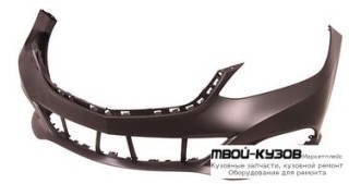 БАМПЕР ПЕРЕДНИЙ БЕЗ ОТВ ПОД ДАТЧИКИ , ГРУНТ (ТАЙВАНЬ) для Mercedes W212 (2009-)