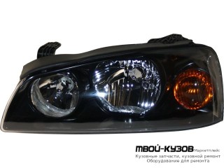 ФАРА ЛЕВАЯ СТОРОНА ПОД КОРРЕКТОР ВНУТРИ ЧЁРНЫЙ (КИТАЙ) для Hyundai ELANTRA (2004-)