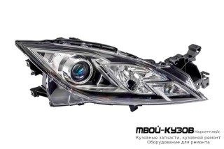 ФАРА ПРАВАЯ СТОРОНА +/- ПОД КОРРЕКТОР (DEPO) для Mazda 6 (2008-2012)