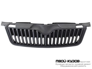 РЕШЕТКА РАДИАТОРА ЧЁРНЫЙ (ТАЙВАНЬ) для Skoda FABIA / ROOMSTER (2010-)