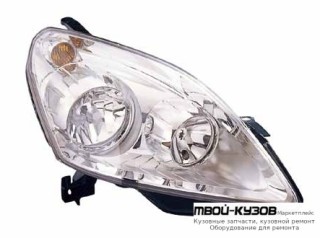 ФАРА ПРАВАЯ СТОРОНА С КОРРЕКТОР ВНУТРИ (DEPO) ХРОМ для Opel ZAFIRA (07.2004-)