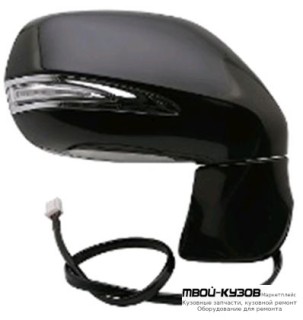 ЗЕРКАЛО ПРАВАЯ СТОРОНА ЭЛЕКТР С ПОДОГРЕВОМ УКАЗАТЕЛЬ ПОВОРОТА АВТОСКЛАДЫВ ПОДСВЕТ (ТАЙВАНЬ) для Lexus RX 270 / 350/450h (2009-2012)