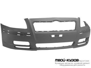 БАМПЕР ПЕРЕДНИЙ ТЕМНО-СЕРЫЙ (ТАЙВАНЬ) для Toyota AVENSIS (2003-2007)