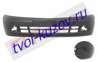 KANGOO 03-   БАМПЕР ПЕРЕДНИЙ С НАКЛАДКОЙ И СПОЙЛЕРОМ В СБОРЕ