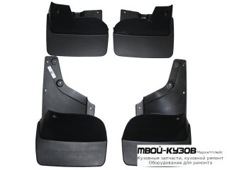 БРЫЗГОВИК ПЕРЕДНИЙ КРЫЛА ЛЕВАЯ + ПРАВАЯ (КОМПЛЕКТ) + ЗАДНИЙ (4 ШТ) (КИТАЙ) для Toyota LANDCRUISER 100 (1998-)