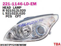 I30 07- ФАРА ЛЕВАЯ ЭЛЕКТРИКА