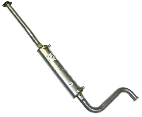 Глушитель доп. (резонатор) ВАЗ-2110 удлин. вместо катализатора алюм. (Universal) 10419