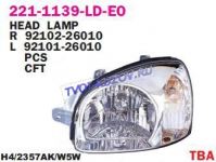 ФАРА левая  - для HYUNDAI SANTA FE