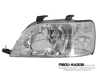 ФАРА ЛЕВАЯ СТОРОНА ПОД КОРРЕКТОР (DEPO) для Honda CRV (1996-2002)