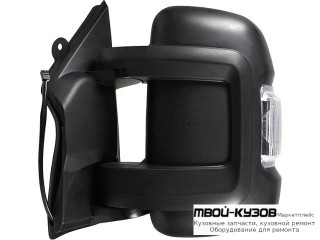 ЗЕРКАЛО ЛЕВАЯ СТОРОНА ЭЛЕКТР С ПОДОГРЕВОМ УКАЗАТЕЛЬ ПОВОРОТА , ТЕМПЕР ДАТЧИК (КИТАЙ) для Peugeot BOXER (2006-) / CITROEN JUMPER (2006-) / FIAT DUCATO кроме Рос.сборки (2006-)