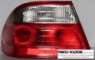 ФОНАРЬ ЗАДНИЙ ВНЕШНИЙ ЛЕВАЯ СТОРОНА (EAGLE EYES) КРАСНЫЙ-БЕЛ для Mercedes W210 (08.1995 - 08.1999) (09.1999 - 06.2002)