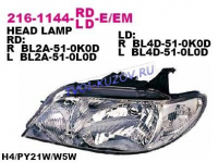 ФАРА левая под корректор  - для MAZDA 323